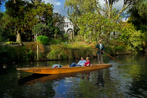 Punting on the Avon River