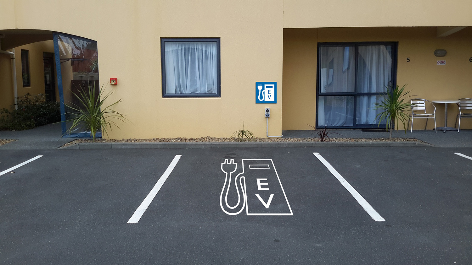 Charging station at Bella Vista Whangarei