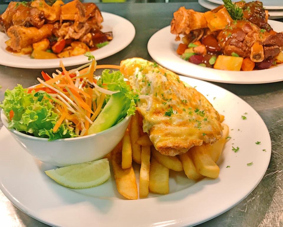 Delicious plate of food