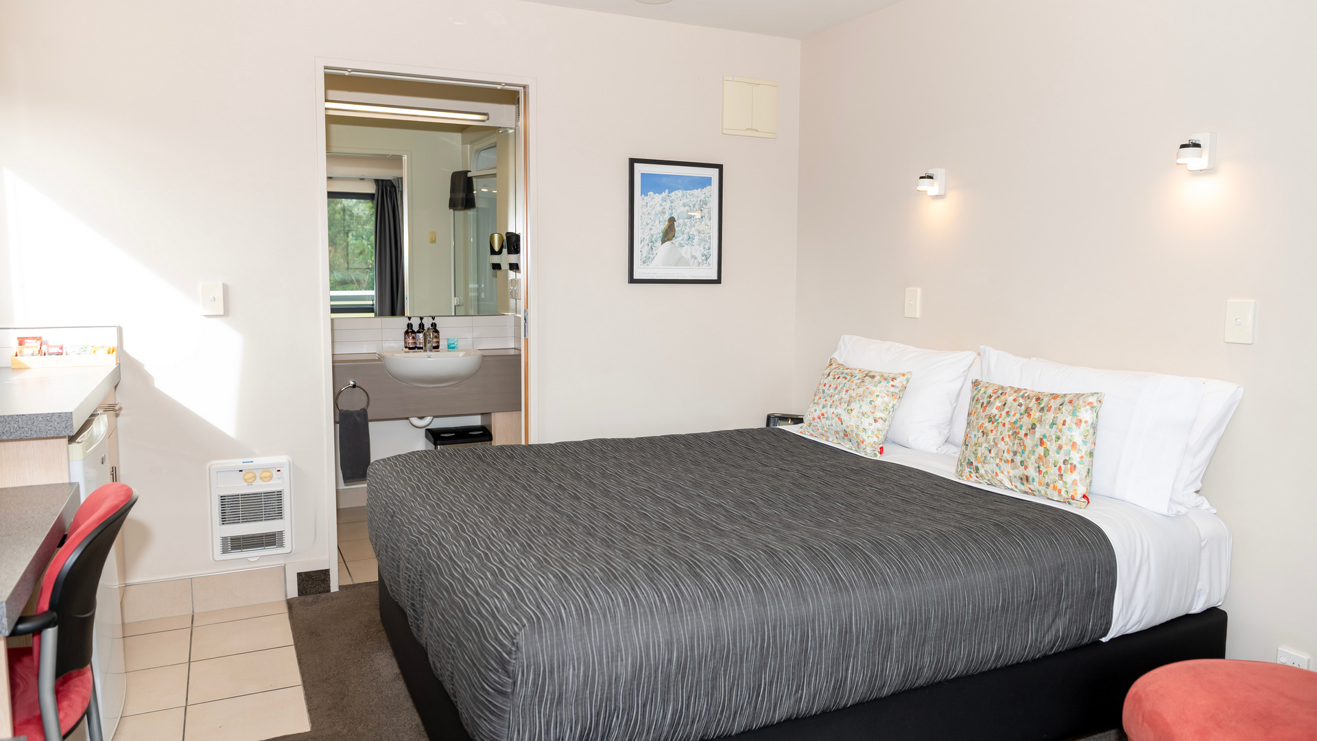 large motel room central fox glacier