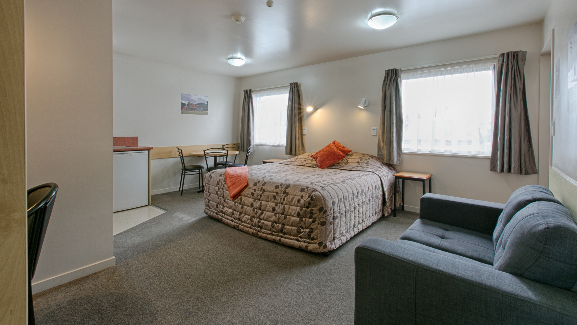 Large motel room Hokitika