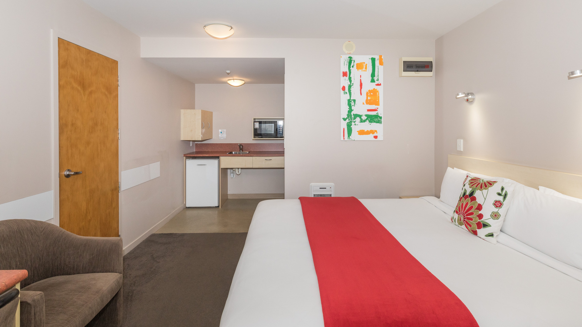 Bedroom Oamaru motel