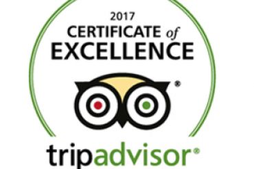 Trip Advisor Certificate of Excellence 2017