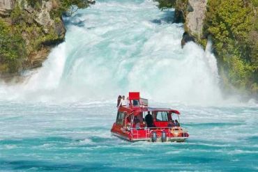 Local Attractions: Boat Cruise at Huka Falls